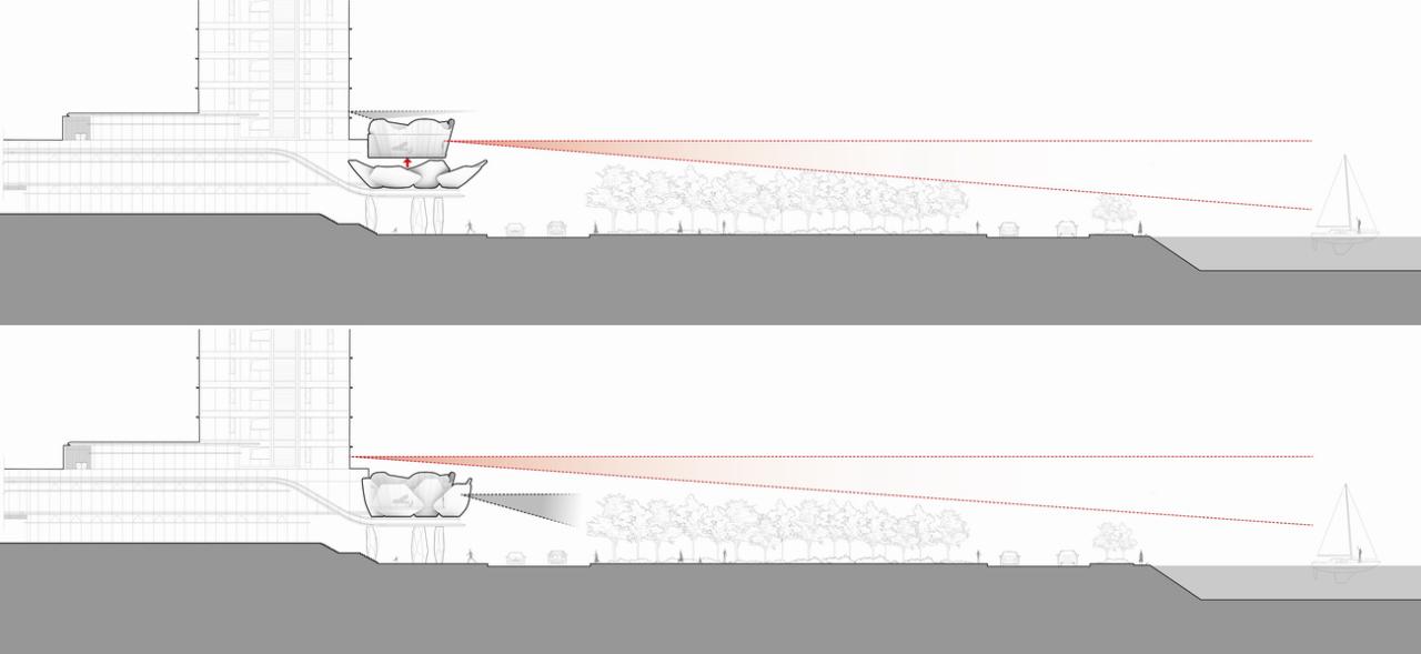 BIM建筑|整体可动的动态建筑：长沙“湘江之眼” / 朱培栋-line+建筑事务所