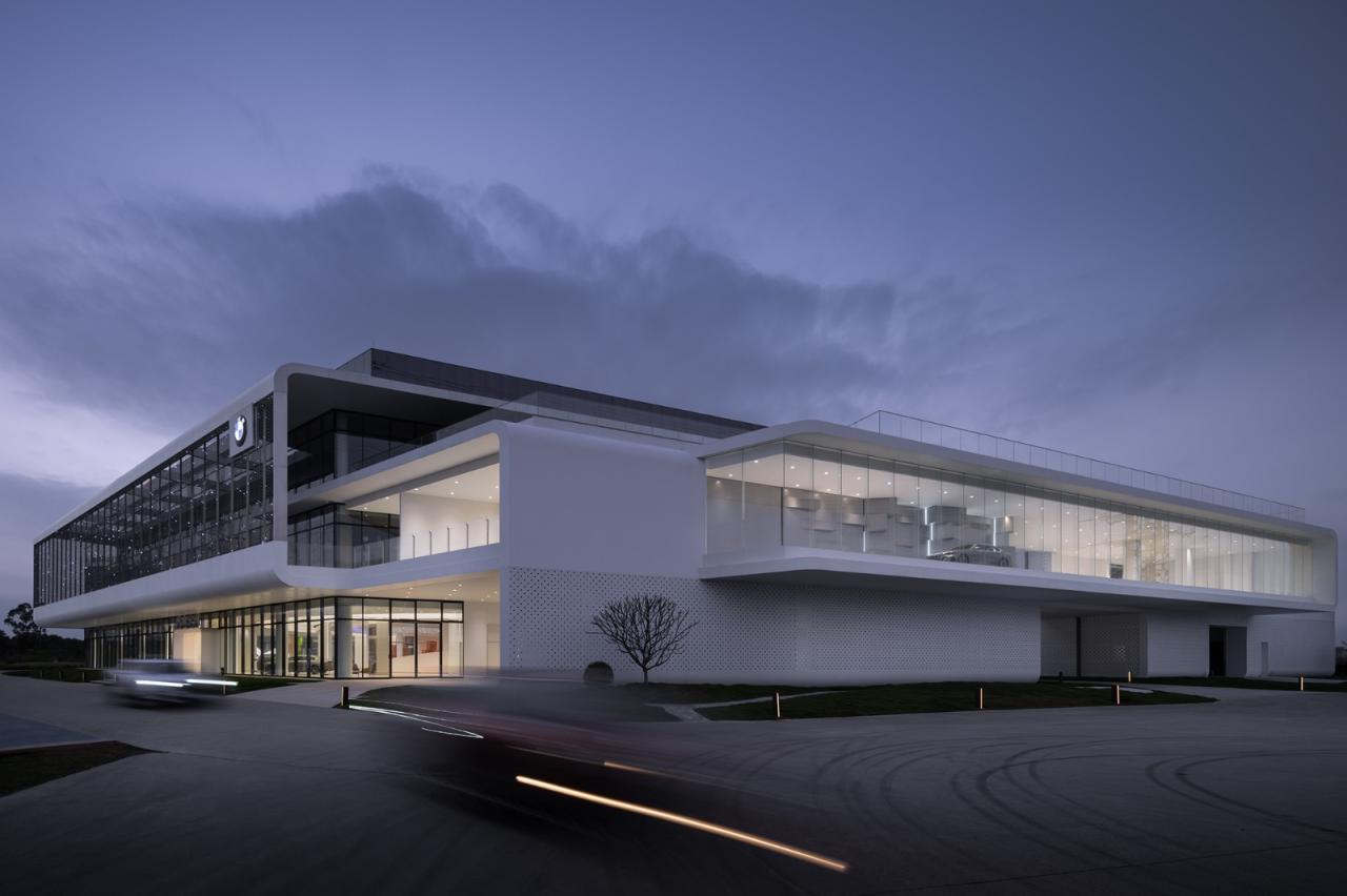 BIM建筑|充分考虑在地化和适应性，打造BMW宝马“绿星灯塔” / ARCHIHOPE