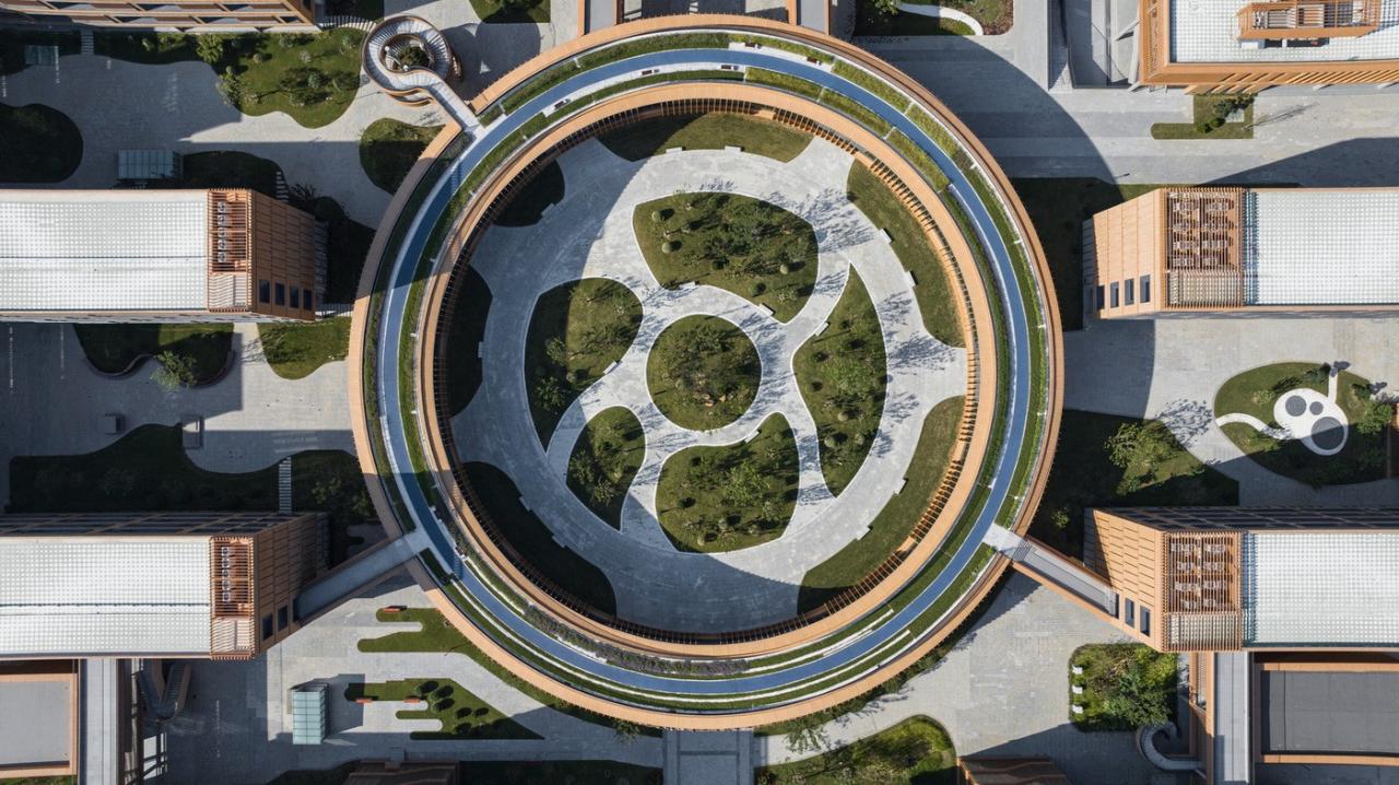 BIM建筑|江苏省梅村高级中学空港分校 / 华南理工大学建筑设计研究院