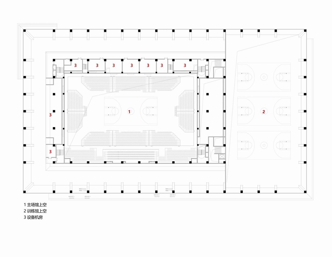 BIM建筑|白鹭齐飞 湿地展翼：渤海科技大学体育馆 /中科院建筑设计研究院有限公司