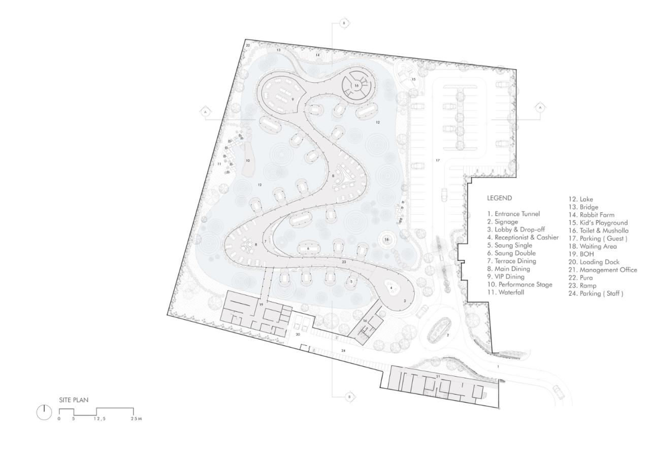 BIM建筑|Talaga Sampireun 巴厘岛餐厅 / K-Thengono Design Studio