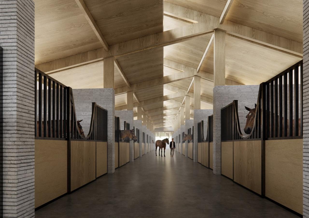 BIM建筑|深圳市光明国际马术中心/ 汤桦建筑设计
