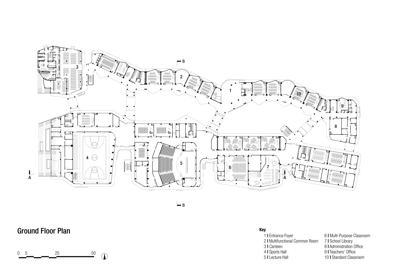 BIM建筑|上海师范大学附属青浦实验学校 / BAU建筑城市设计事务所