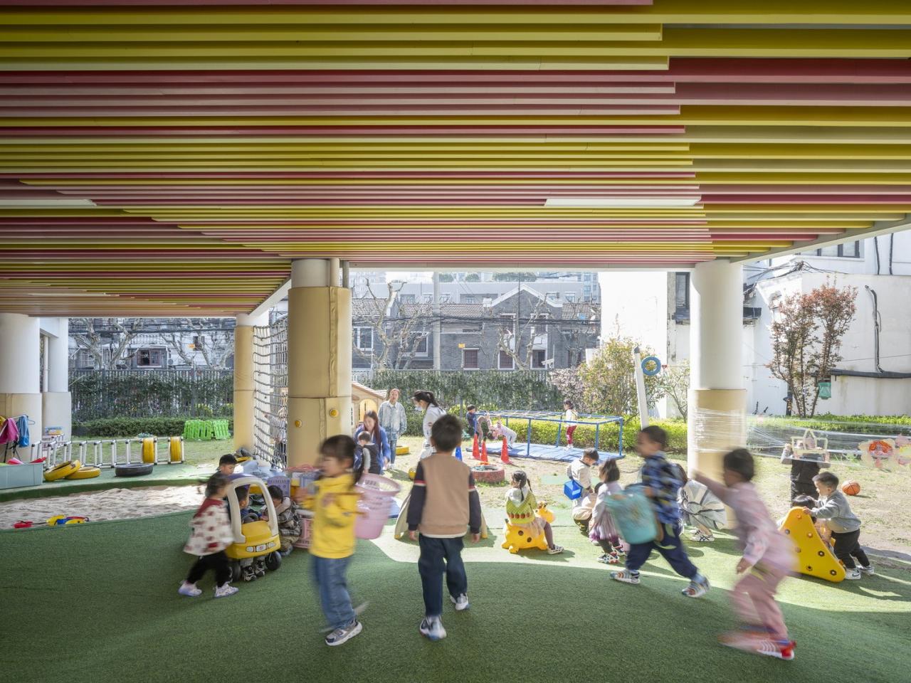 BIM建筑|静安余姚路幼儿园分部 / 刘宇扬建筑事务所