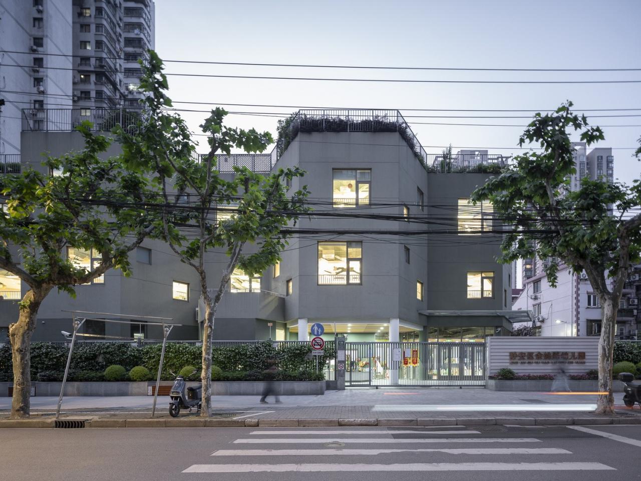 BIM建筑|静安余姚路幼儿园分部 / 刘宇扬建筑事务所