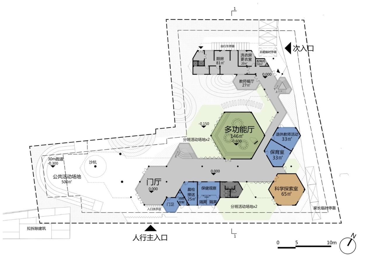 BIM建筑|静安余姚路幼儿园分部 / 刘宇扬建筑事务所