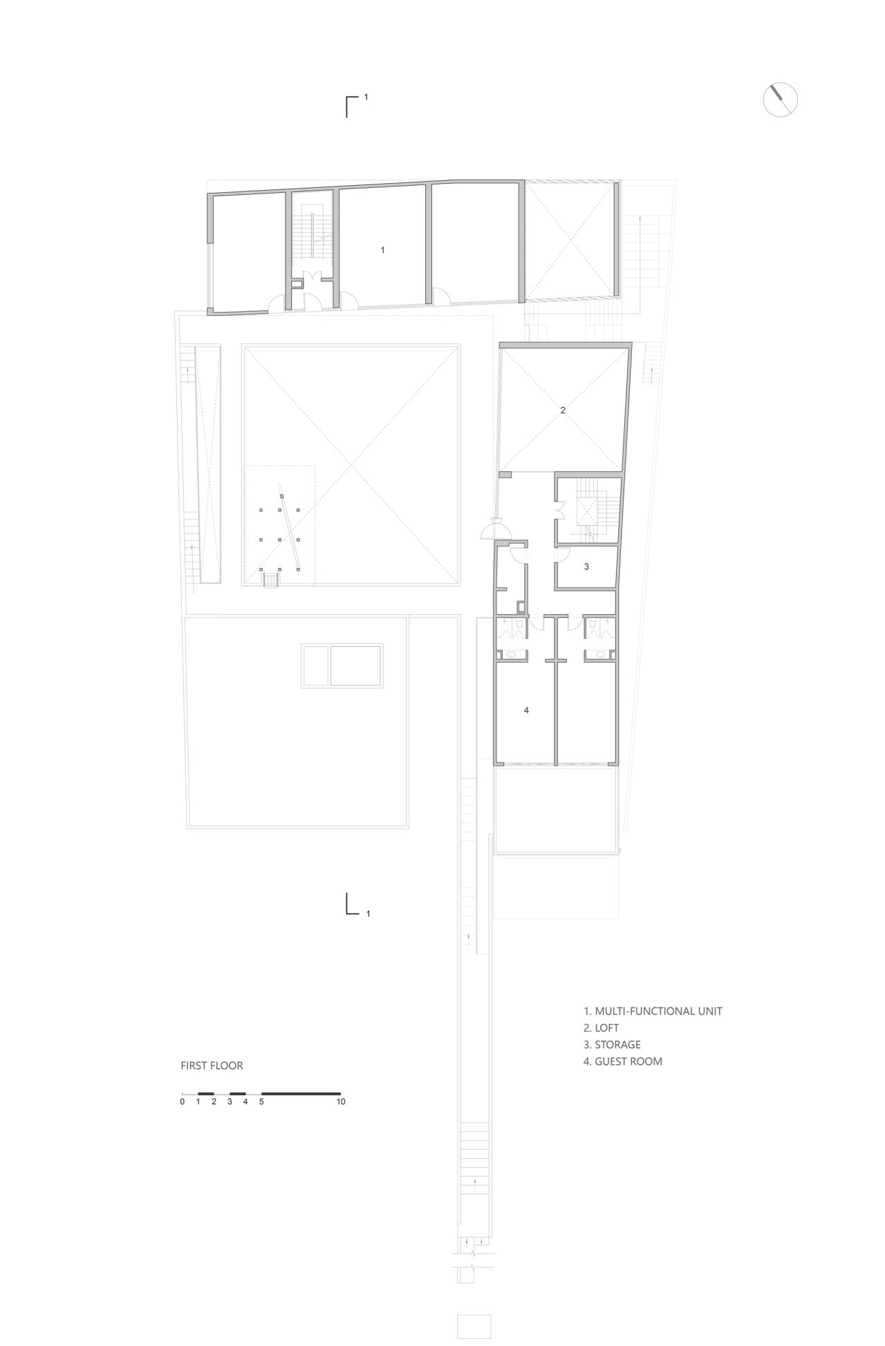 BIM建筑|“q” Center —上海廊下村民活动中心 / Atelier tf + ppas