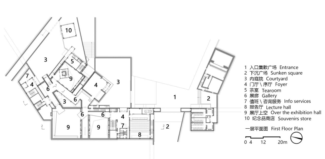 BIM建筑|海东市城市规划展览馆 / 中国建筑设计研究院-品筑设计工作室