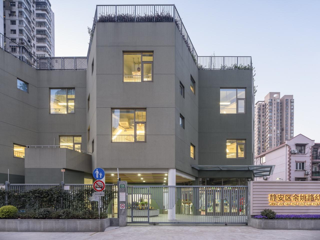 BIM建筑|静安余姚路幼儿园分部 / 刘宇扬建筑事务所