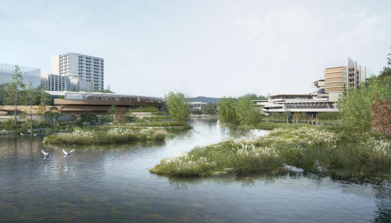 BIM建筑|延绵川津，城乡共生：深圳职业技术大学深汕校区 / 汤桦建筑设计