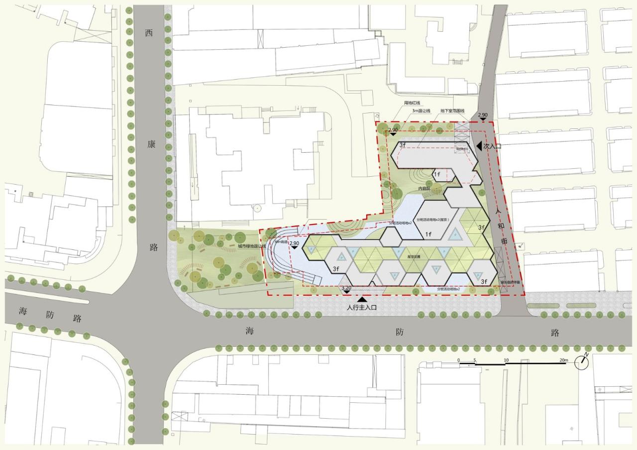 BIM建筑|静安余姚路幼儿园分部 / 刘宇扬建筑事务所