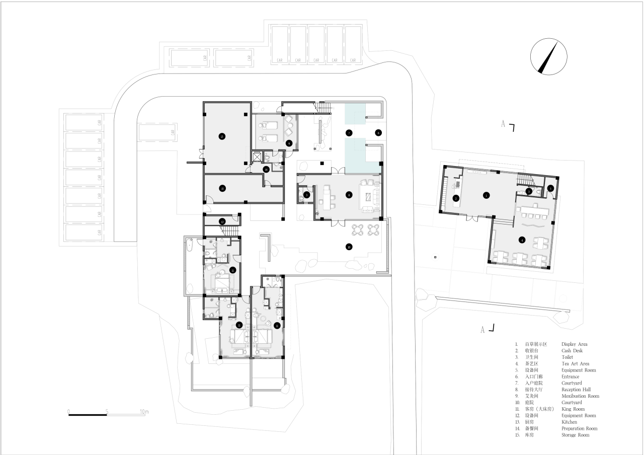 BIM建筑|跨越千年农耕生活的对谈：新都·百草香庐 / 小隐建筑