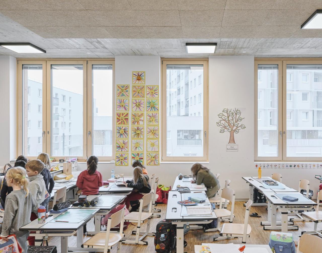 BIM建筑|Leopold Kohr-Straße 中小学 / Franz&Sue