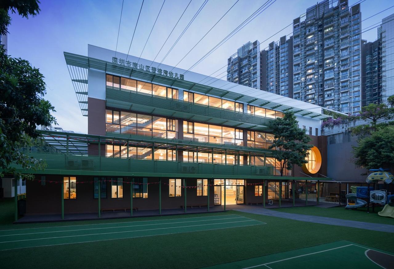 BIM建筑|深圳市碧榕湾幼儿园改造 / 不也设计工作室