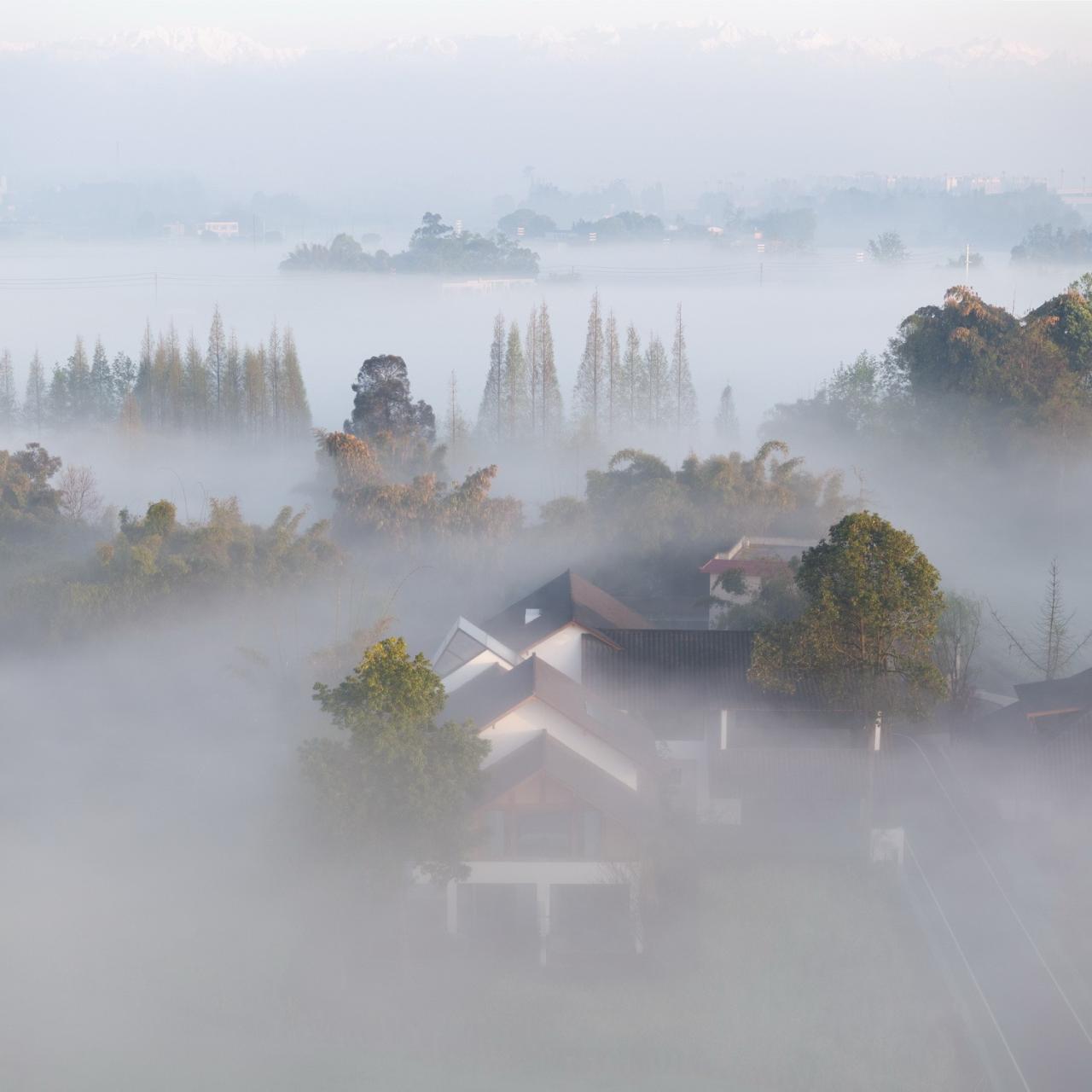 BIM建筑|跨越千年农耕生活的对谈：新都·百草香庐 / 小隐建筑