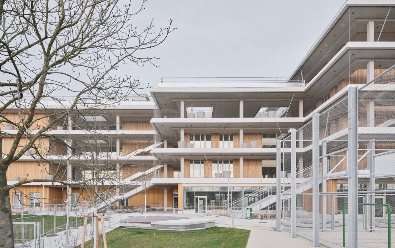 BIM建筑|Leopold Kohr-Straße 中小学 / Franz&Sue