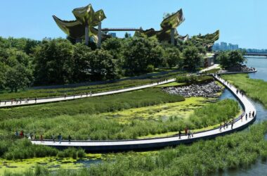 BIM建筑|‘韩国首尔 Nodeul 岛’竞赛，无人岛变乐园 / Heatherwick-BIM建筑网