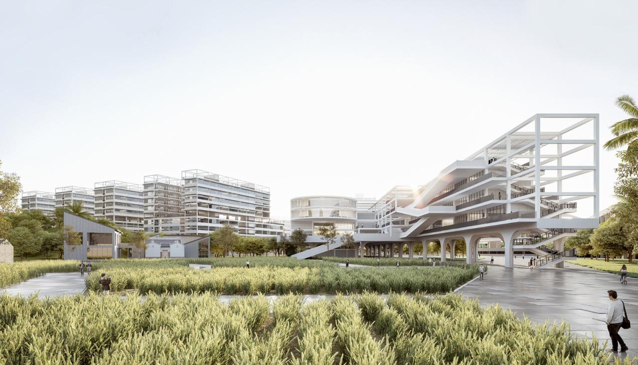 BIM建筑|延绵川津，城乡共生：深圳职业技术大学深汕校区 / 汤桦建筑设计