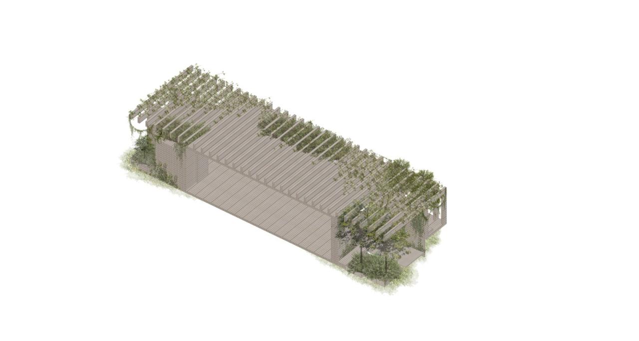 BIM建筑|生态矩阵，呼吸网亭 / Soltozibin Architects