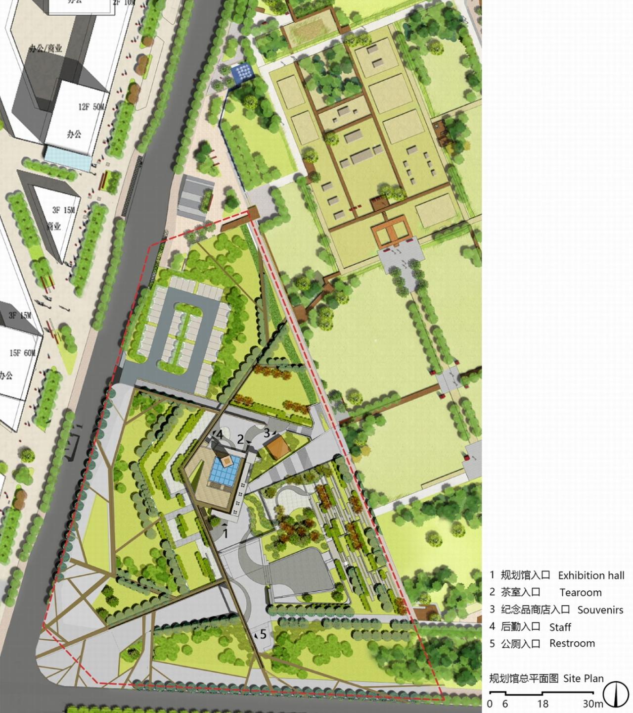 BIM建筑|海东市城市规划展览馆 / 中国建筑设计研究院-品筑设计工作室