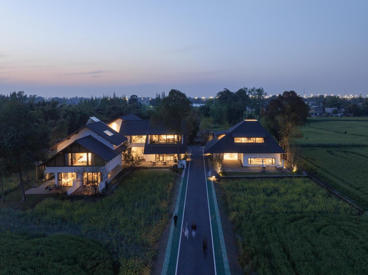 BIM建筑|跨越千年农耕生活的对谈：新都·百草香庐 / 小隐建筑