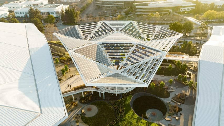 BIM建筑|英伟达建造光伏板树状网格工作空间