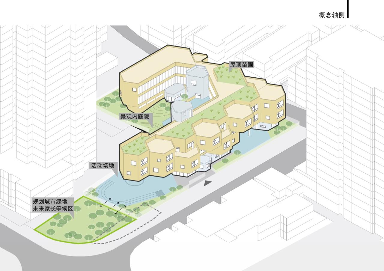 BIM建筑|静安余姚路幼儿园分部 / 刘宇扬建筑事务所
