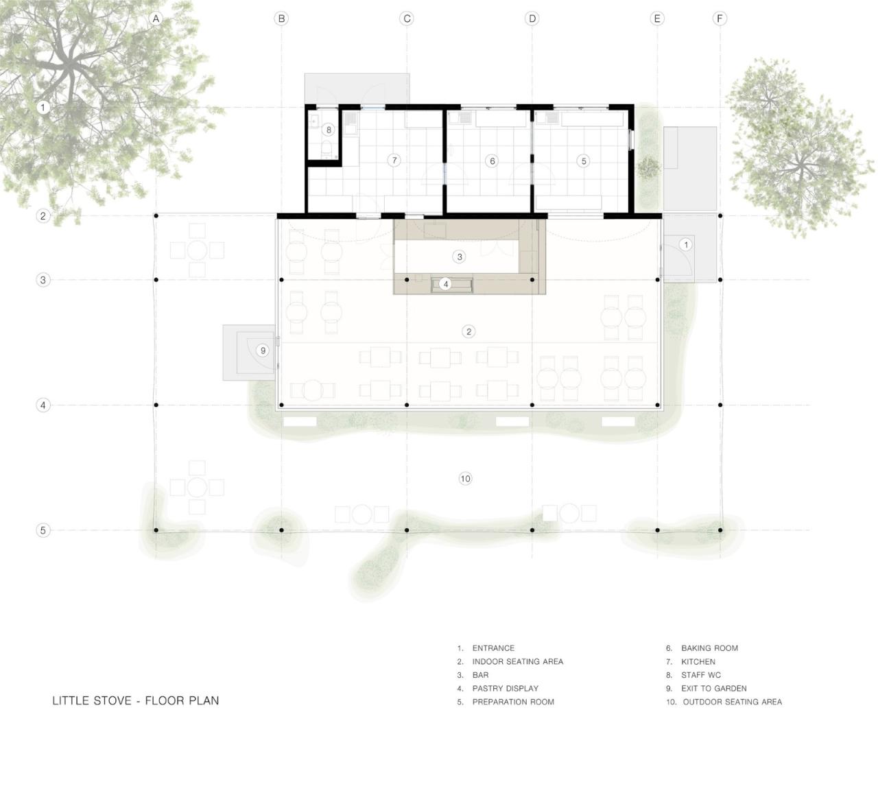 BIM建筑|小火炉&小树桩咖啡店和游乐场 / NITAPROW