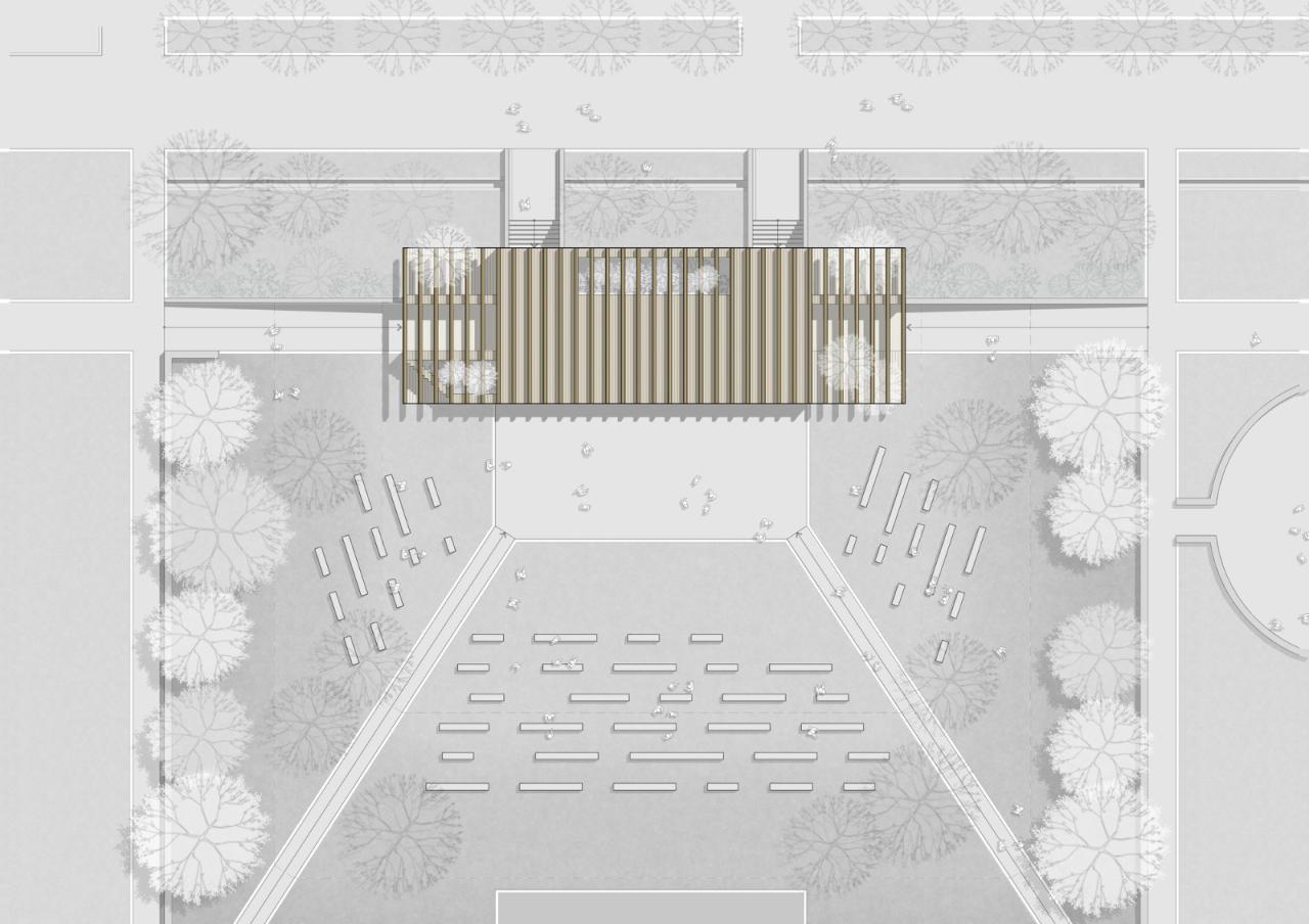 BIM建筑|生态矩阵，呼吸网亭 / Soltozibin Architects