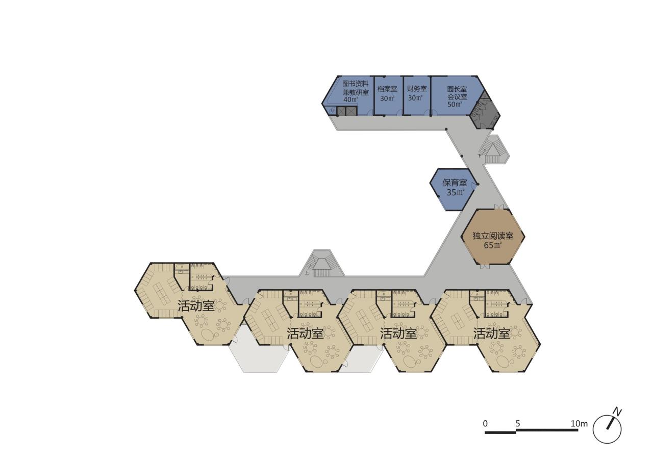 BIM建筑|静安余姚路幼儿园分部 / 刘宇扬建筑事务所