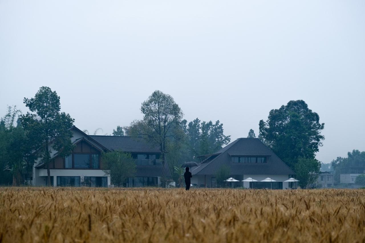 BIM建筑|跨越千年农耕生活的对谈：新都·百草香庐 / 小隐建筑