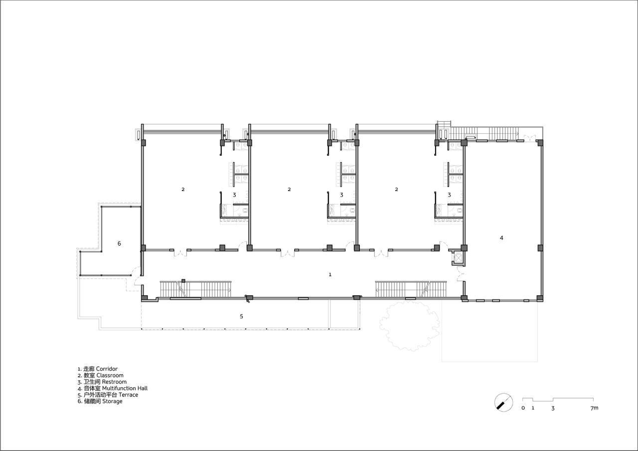 BIM建筑|深圳市碧榕湾幼儿园改造 / 不也设计工作室