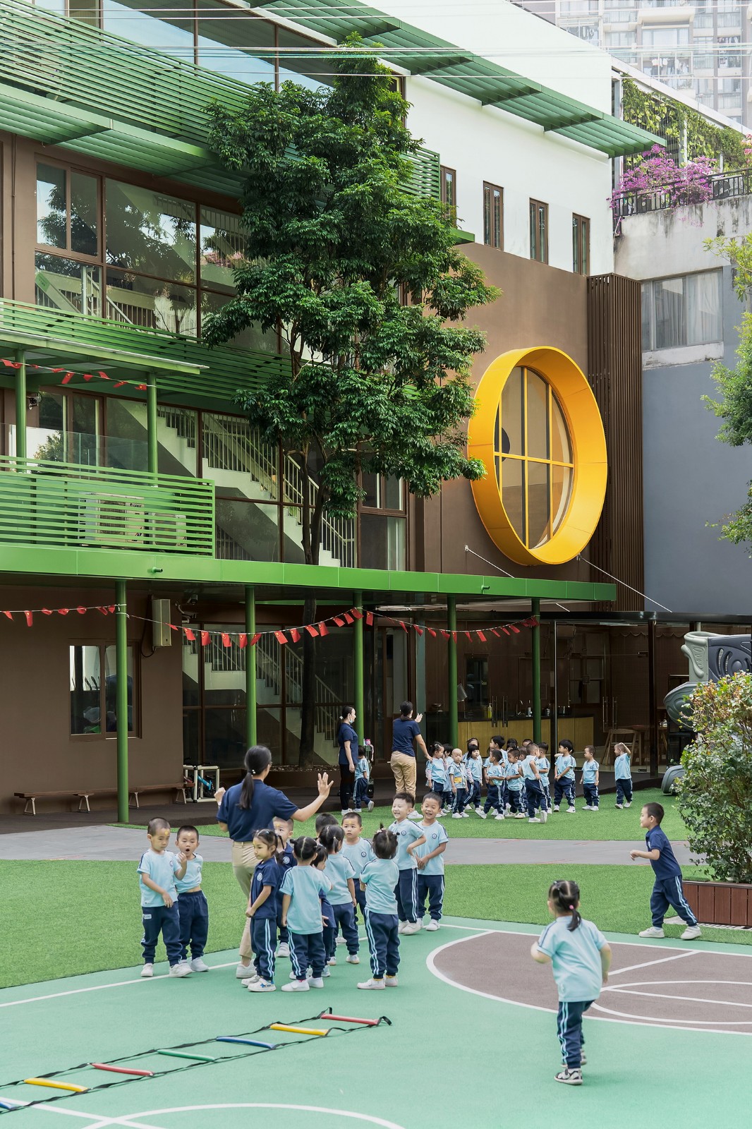 BIM建筑|深圳市碧榕湾幼儿园改造 / 不也设计工作室