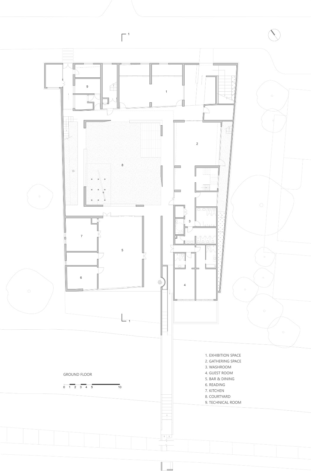BIM建筑|“q” Center —上海廊下村民活动中心 / Atelier tf + ppas