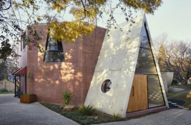 BIM建筑|格里戈里·卡茨为南非住宅融合冲突的几何形状-BIM建筑网