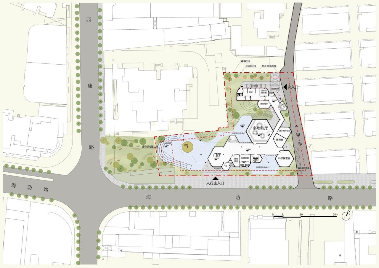 BIM建筑|静安余姚路幼儿园分部 / 刘宇扬建筑事务所