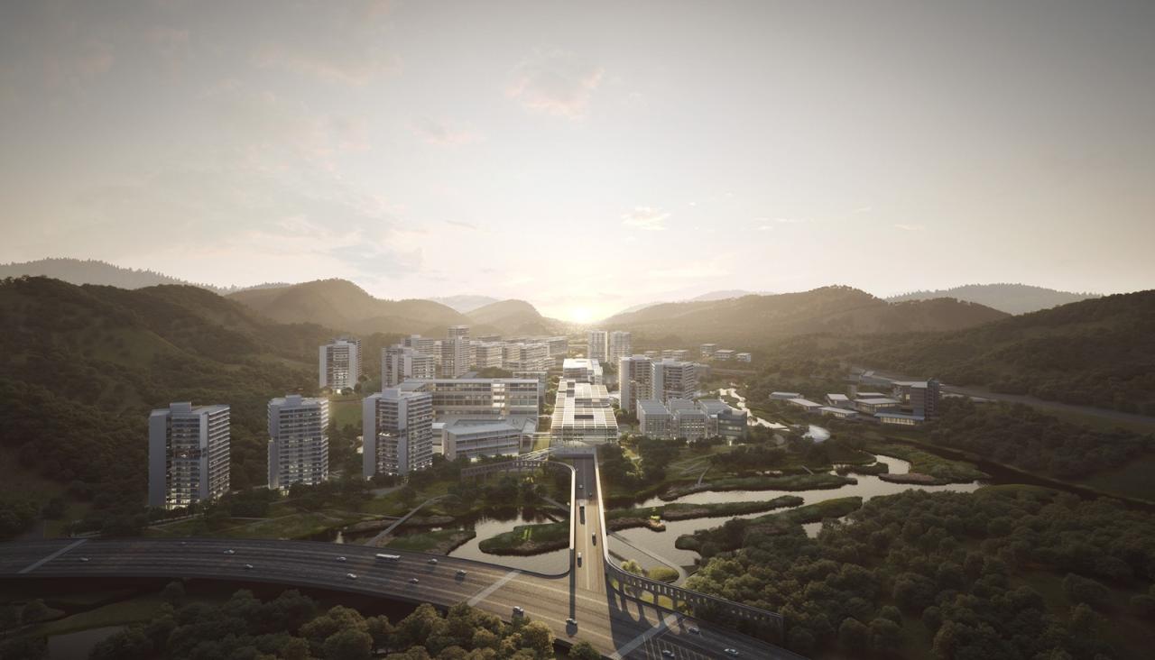 BIM建筑|延绵川津，城乡共生：深圳职业技术大学深汕校区 / 汤桦建筑设计