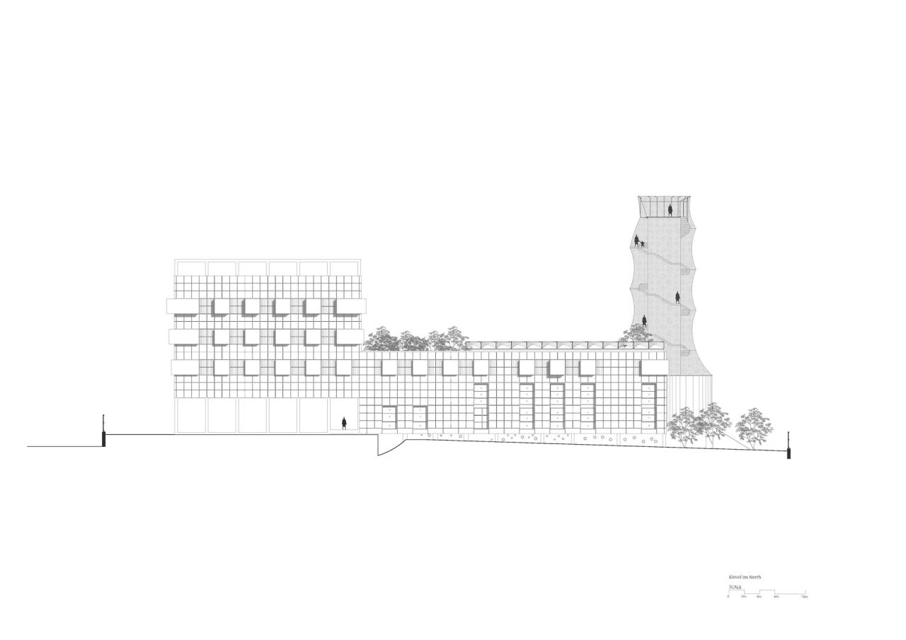 BIM建筑|第三空间文化学习中心 / Studio Saar