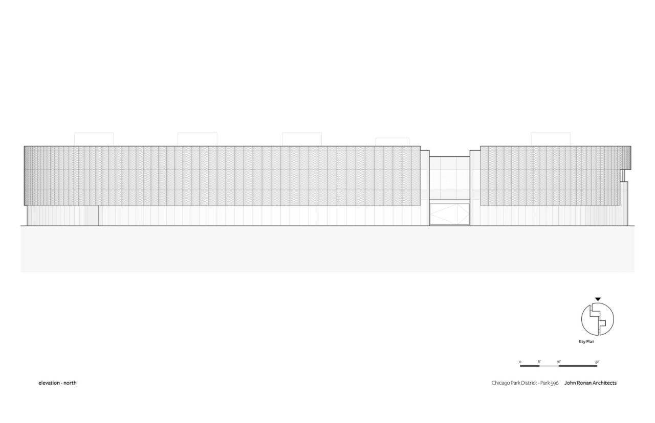 BIM建筑|芝加哥公园区总部和体育馆 / John Ronan Architects