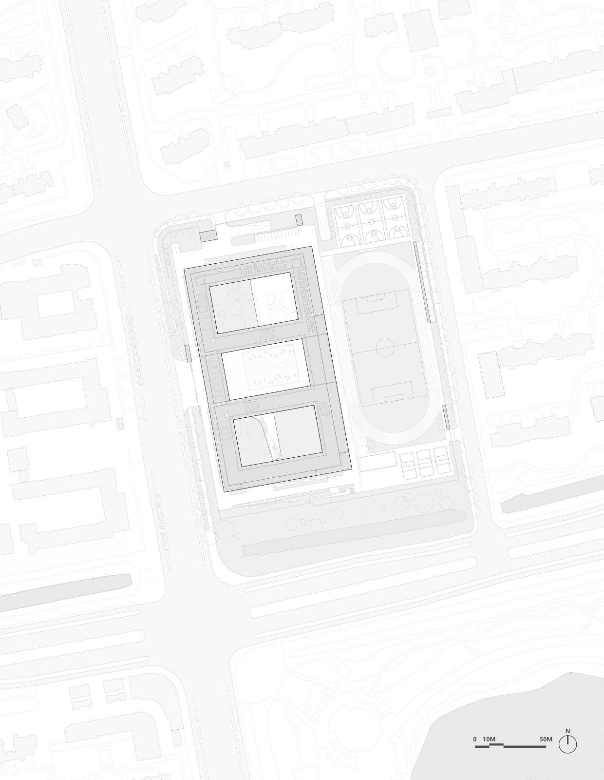 BIM建筑|仙林学校 / 雁飞建筑事务所