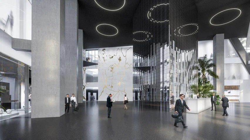 BIM建筑|OMA在孟加拉设计几何摩天