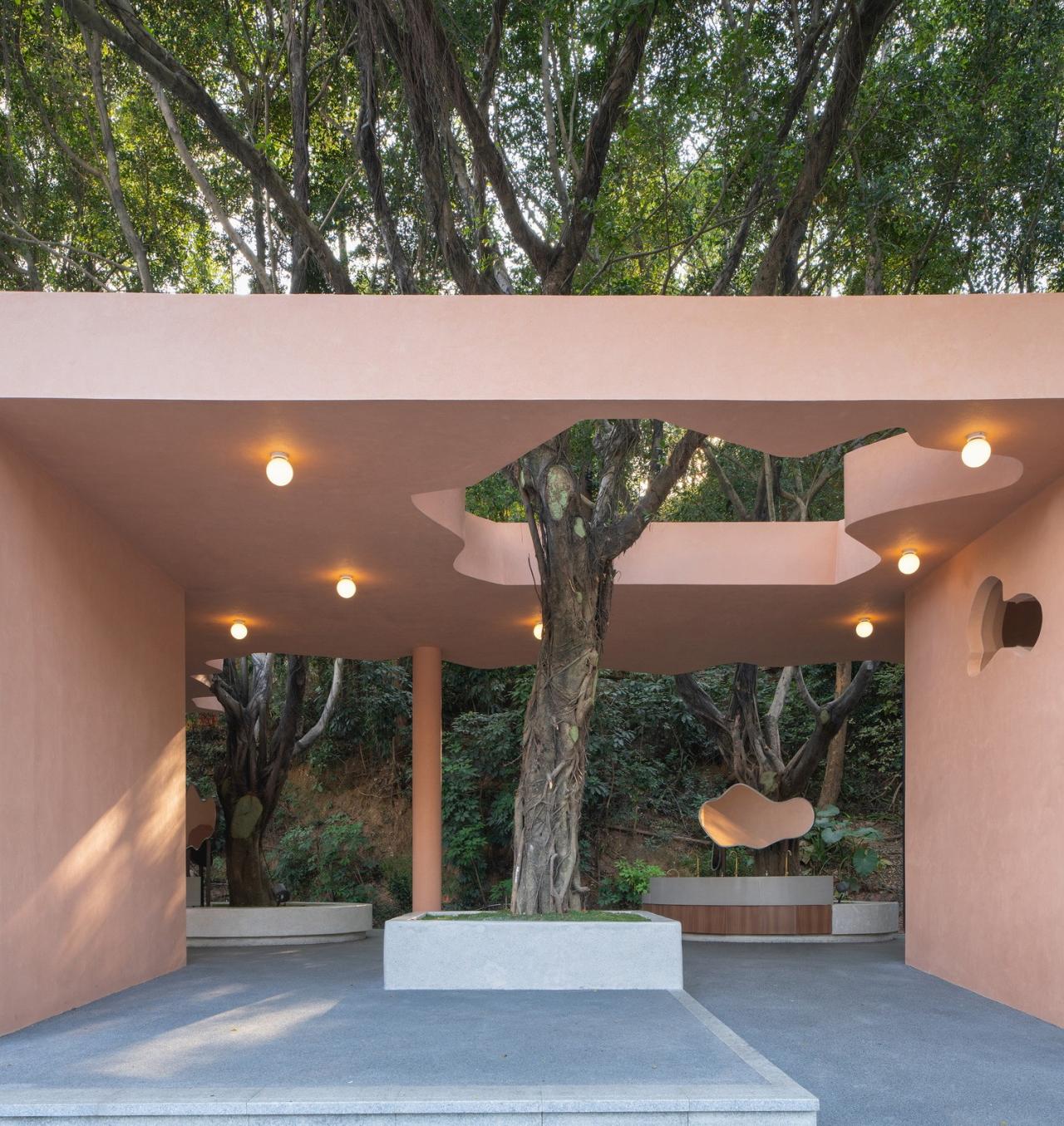 BIM建筑|绯影.驿站：石芽岭公园配套 / Studio 10