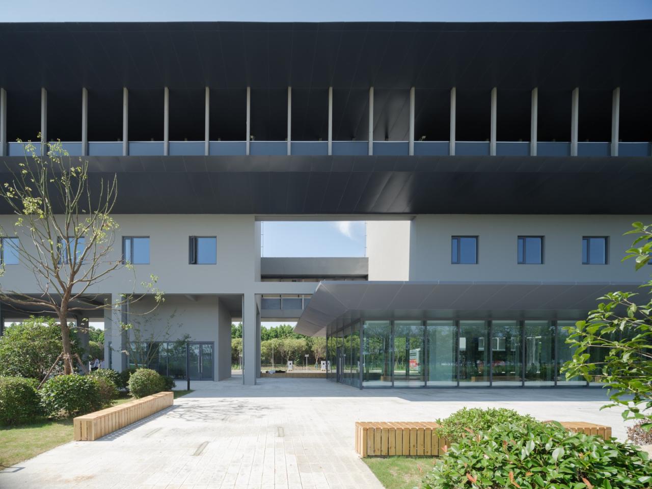 BIM建筑|昆山杜克大学公交首末站 / 阿科米星建筑设计事务所