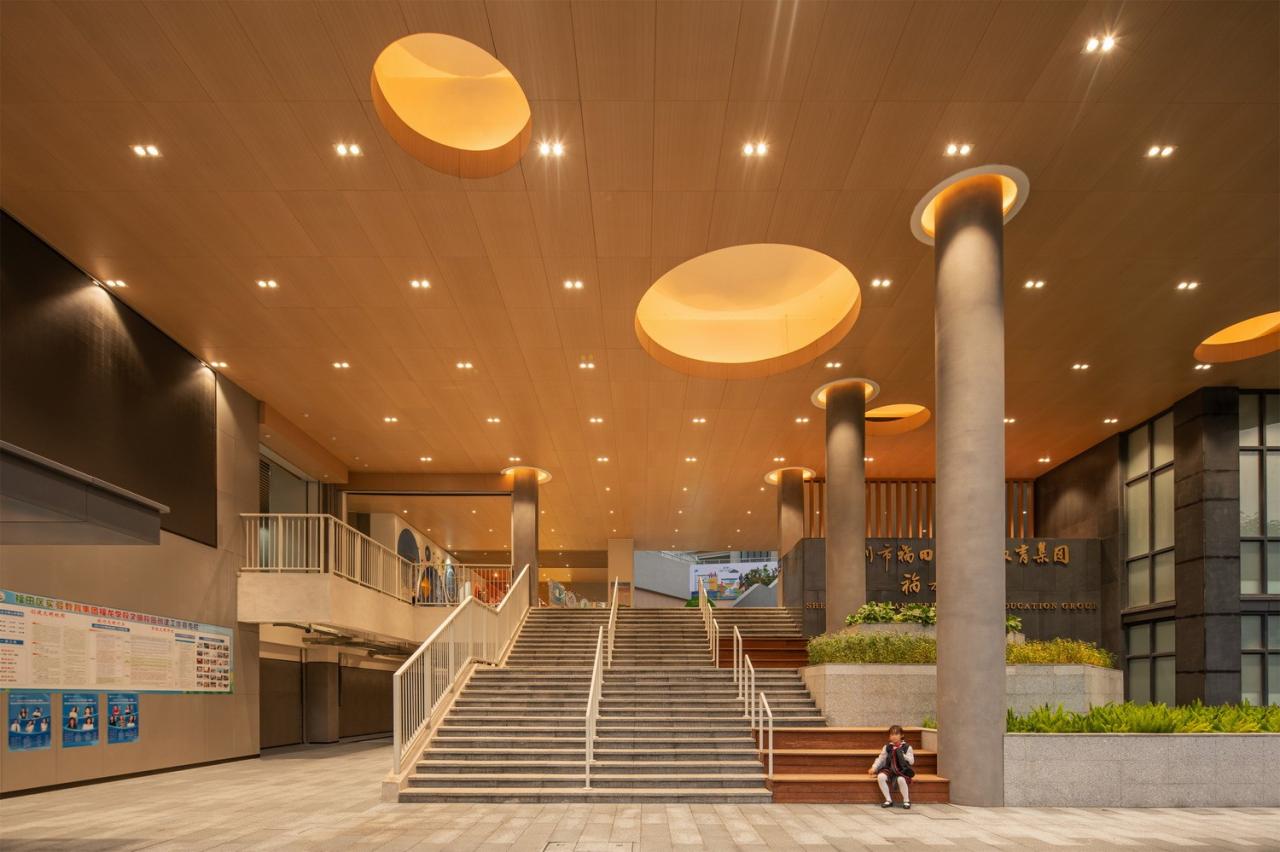 BIM建筑|“上山”校园：深圳福田实验教育集团侨香学校·北校区 / 申都设计