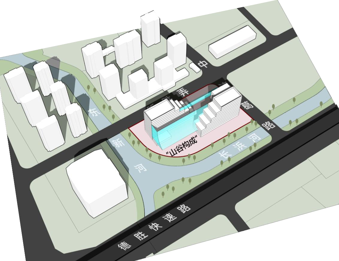 BIM建筑|城市绿谷：寿仙谷 • 数智健康综合体设计竞标方案 / LEAP