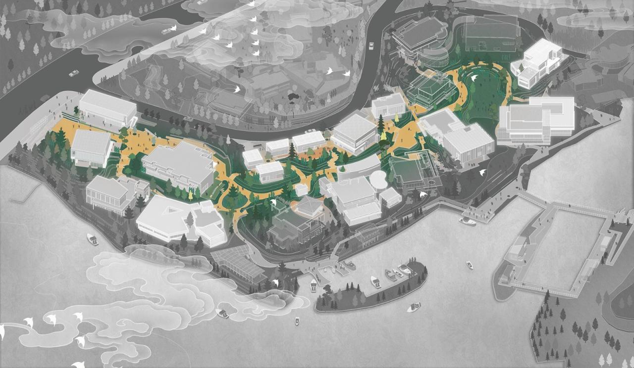 BIM建筑|麓湖CPI岛 / 几里建筑