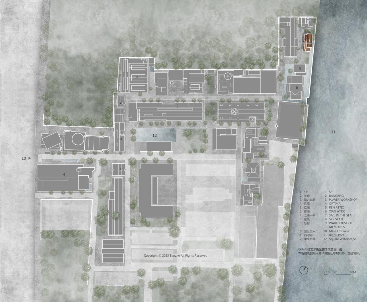 BIM建筑|53° ·EKA天物，上海 / 本哲建筑