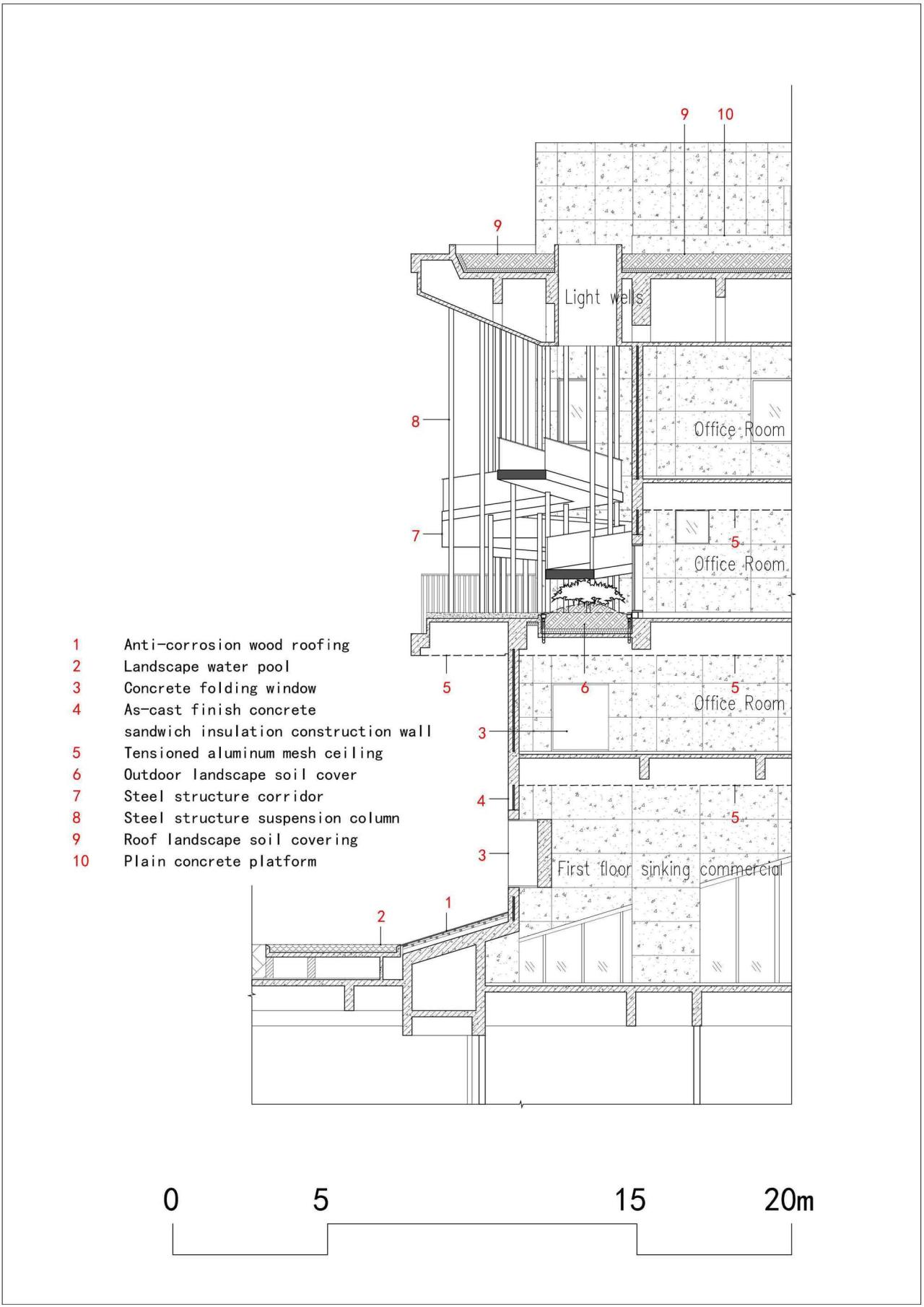BIM建筑|湖南广电芒果马栏山广场 / 地方工作室