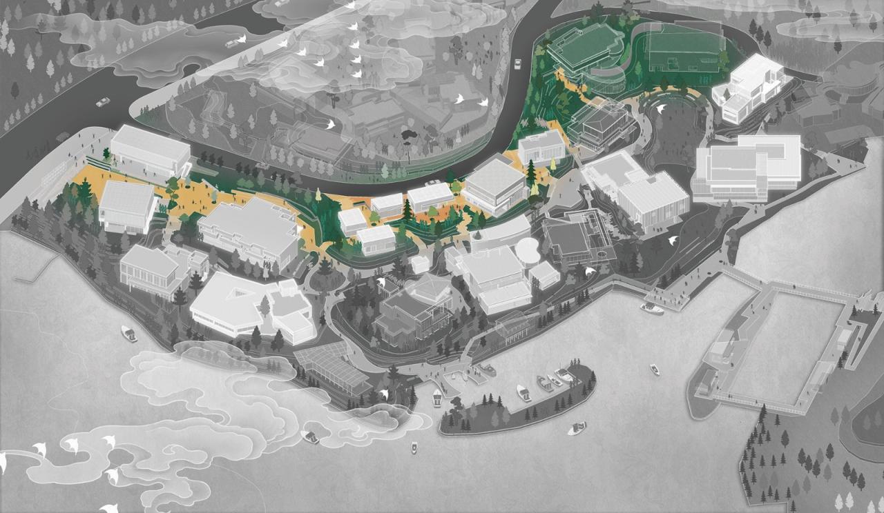 BIM建筑|麓湖CPI岛 / 几里建筑