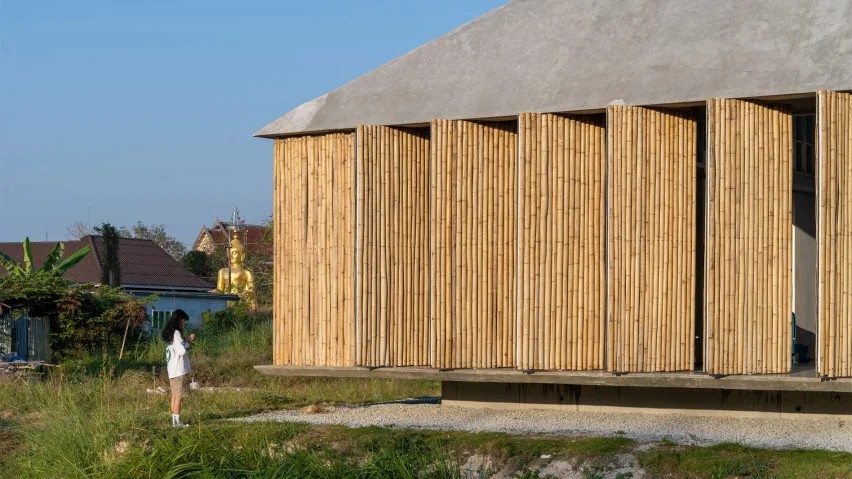 BIM建筑|泰国11.29工作室设计竹屏风建筑